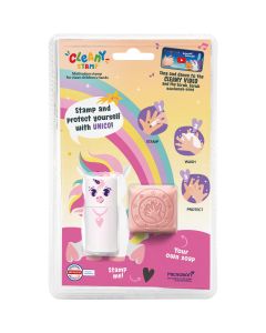 Unico the unicorn Cleany stamp