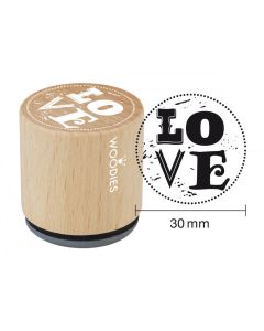 Woodies Rubber Stamp - Love