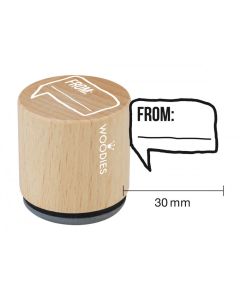 Woodies Rubber Stamp - From...