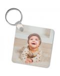 Personalised Photo Upload Square Key Ring